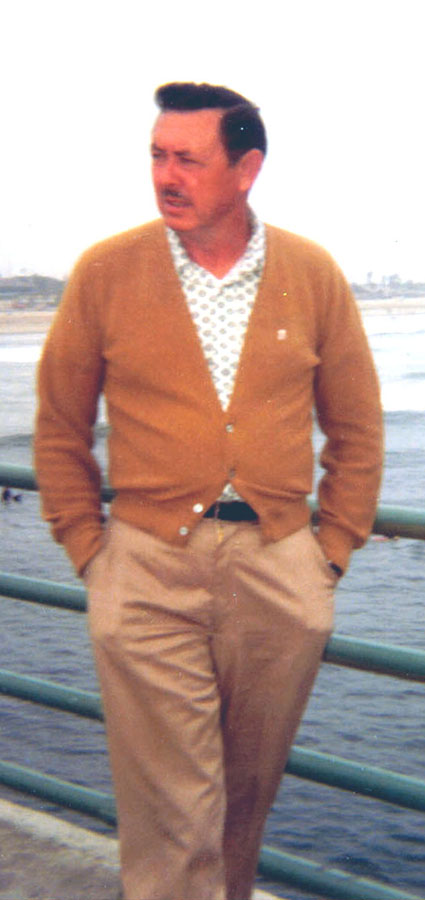 Roy Rust on beach